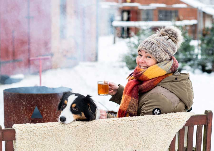 Weihnachtsbäume und Tannengrün